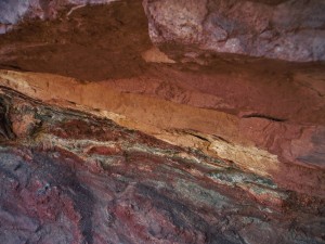 Great unconformity at the bottom of the Grand Canyon. Photo copyright Sara J. Bruegel, 2013