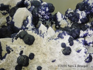 "Berries and Cream" - fluorite and quartz. Photo copyright Sara J. Bruegel, 2016